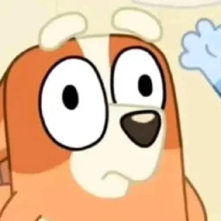 Sticker from Bluey