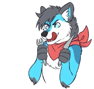 🍴 emoji Bluey Telegram sticker 23 of 53