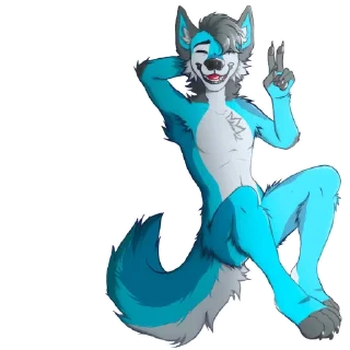 ✌️ emoji Bluey Telegram sticker 19 of 53