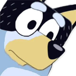 😵 emoji Unofficial Bluey Telegram sticker 11 of 115
