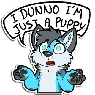 🤷‍♂️ emoji Bluey Telegram sticker 10 of 53