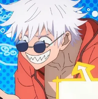 😈 emoji Gojo Telegram sticker 16 of 18