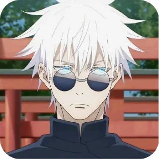 😎 emoji Gojo Telegram sticker 12 of 12