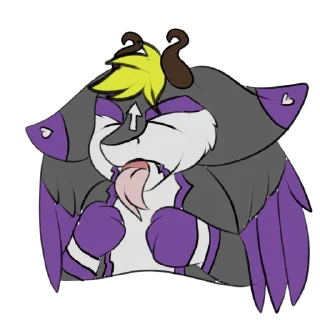 🤢 emoji Taryn The Adorable Angle Dangle! (NOT FOR PUBLIC USE!) Telegram sticker 7 of 34