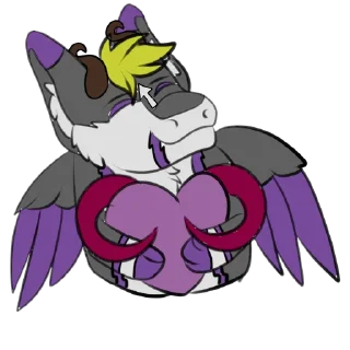 💖 emoji Taryn The Adorable Angle Dangle! (NOT FOR PUBLIC USE!) Telegram sticker 12 of 34