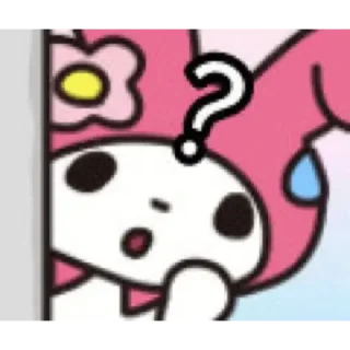 😊 emoji Melody唔該你吖 Telegram sticker 17 of 21