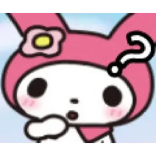 😊 emoji Melody唔該你吖 Telegram sticker 18 of 21