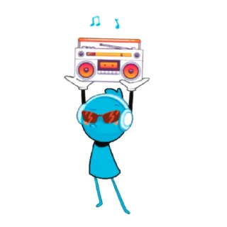 🎶 emoji DJ Doodles Telegram sticker 24 of 28