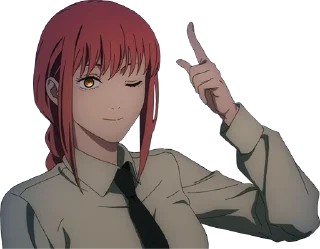 👆 emoji Makima Telegram sticker 10 of 48