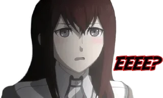 😰 emoji Kurisu — @stckrRobot Telegram sticker 7 of 109