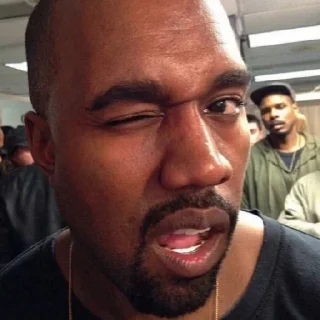 😄 emoji kanye Telegram sticker 14 of 15