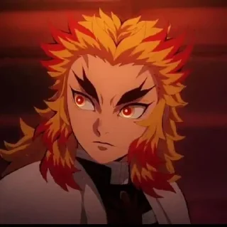 🔥 emoji (🔥) Rengoku ❤️‍🔥 Kyojuro!! Telegram sticker 20 of 33
