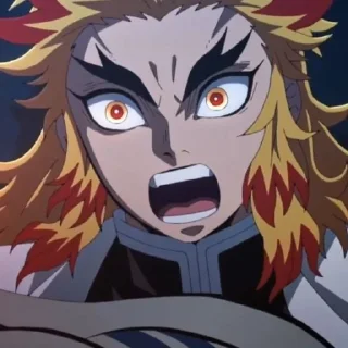 ❤️‍🔥 emoji (🔥) Rengoku ❤️‍🔥 Kyojuro!! Telegram sticker 23 of 33