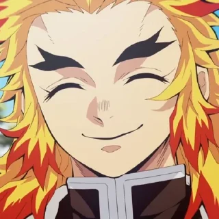 ❤️‍🔥 emoji (🔥) Rengoku ❤️‍🔥 Kyojuro!! Telegram sticker 7 of 33