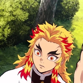 🔥 emoji (🔥) Rengoku ❤️‍🔥 Kyojuro!! Telegram sticker 24 of 33