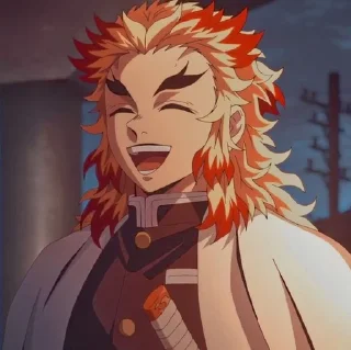 🔥 emoji (🔥) Rengoku ❤️‍🔥 Kyojuro!! Telegram sticker 2 of 33