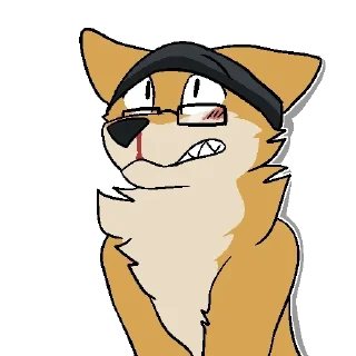 😳 emoji Yellow doggos Telegram sticker 10 of 69