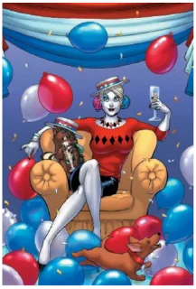 🥳 emoji Harley Quinn Telegram sticker 13 of 114