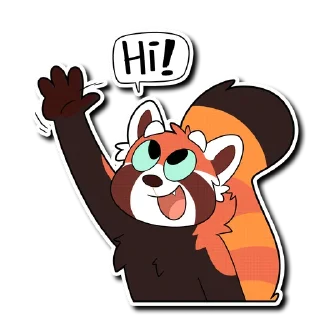 Sticker from Red Panda