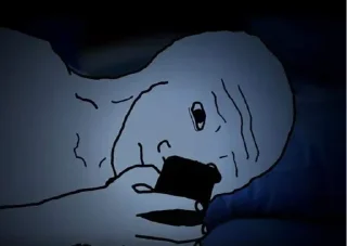 😥 emoji Wojak | @CentralStickers Telegram sticker 8 of 50
