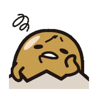😉 emoji Gudetama Animated Emoji @RekcitsEnilbot Telegram sticker 10 of 40