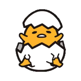 😋 emoji Gudetama Animated Emoji @RekcitsEnilbot Telegram sticker 13 of 40