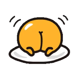 👌 emoji Gudetama Animated Emoji @RekcitsEnilbot Telegram sticker 17 of 40