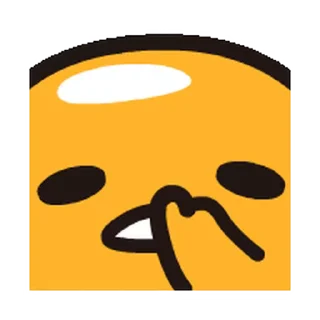 😍 emoji Gudetama Animated Emoji @RekcitsEnilbot Telegram sticker 21 of 40
