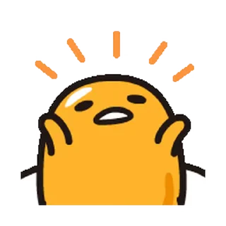 😡 emoji Gudetama Animated Emoji @RekcitsEnilbot Telegram sticker 1 of 40