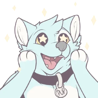 🤩 emoji Pup Telegram sticker 12 of 37