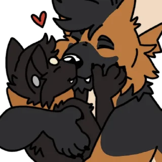 😚 emoji Pup! Telegram sticker 6 of 50