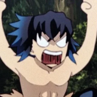 🤬 emoji Kimetsu no Yaiba Telegram sticker 23 of 33
