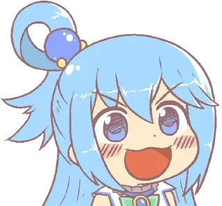 Sticker from Aqua • @AnimeChatVoidX