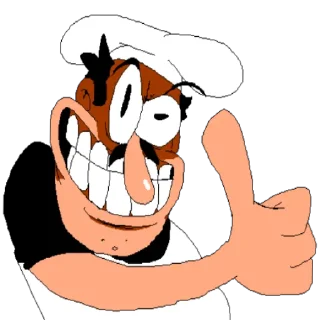 😁 emoji Pizza Tower Telegram sticker 8 of 17
