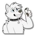 👍 emoji John Telegram sticker 10 of 61