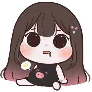 🐣 emoji chubby chirukα @kittyst Telegram sticker 16 of 40
