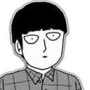 😐 emoji Mob Psycho 100 Telegram sticker 14 of 70