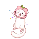 🥳 emoji @stickerpacksop - cute cat 🐱💕 Telegram sticker 13 of 46