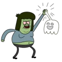 🙋 emoji Regular Show Telegram sticker 23 of 24