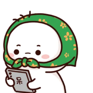 😊 emoji 不二呆想跟你聊天 @kal_pc Telegram sticker 9 of 24