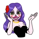 👏 emoji Vera Calavera Telegram sticker 15 of 20