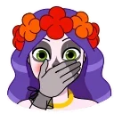 🙊 emoji Vera Calavera Telegram sticker 10 of 20