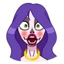 😱 emoji Vera Calavera Telegram sticker 8 of 20