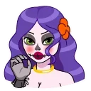 🔥 emoji Vera Calavera Telegram sticker 11 of 20