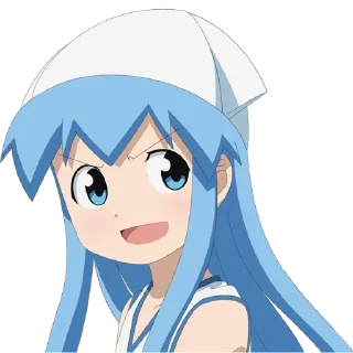 😏 emoji Shinryaku! Ika Musume イカ娘 Telegram sticker 5 of 120