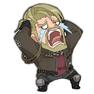 😩 emoji TEKKEN 8 Telegram sticker 23 of 36