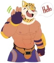 👋 emoji Tekken Kings Telegram sticker 10 of 18