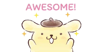 Sticker from pompompurin 🍮