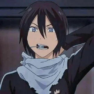 😅 emoji Noragami Telegram sticker 13 of 30