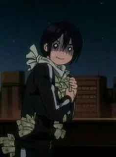🫥 emoji Noragami Telegram sticker 16 of 30